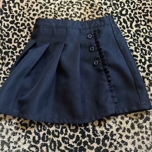 Sz 6x girls navy blue uniform skirt
